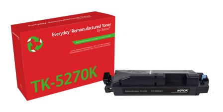 XEROX EVERYDAY REMANUFACTURED TONER BLACK REPLACES KYOCERA TK-5270K SUPL
