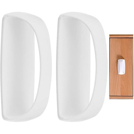 2 stk Selvklebende Skyvedørsgrep, Skuffegrep Selvklebende Skuffepull