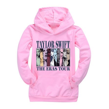 Pop Taylor Swift The Eras Tour Hoodie Piger Drenge Hættetrøje Trøje Trøjer 9-14 År Børn Teenagere
