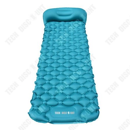 Campingkudde uppblåsbar - TD - Enkel - Automatisk - TPU - 1 plats - Blå