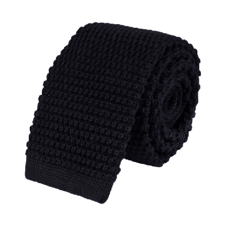 Amanda Christensen Knitted Tie Accessoarer Herr Svart ONESIZE