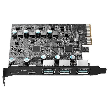 Super Hurtig 20gb Pcie Usb 3.2 Udvidelseskort 5 Porte Usb-a Type C Til Windows