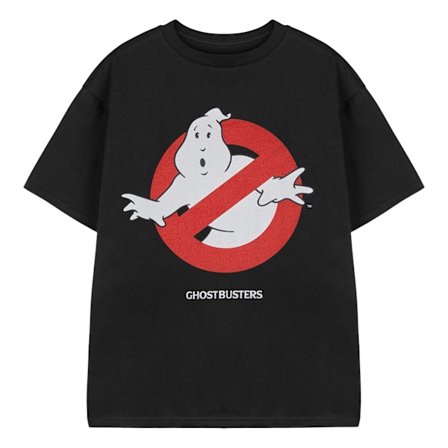 Ghostbusters Barn/Barn Logo T-shirt 5-6 år Svart
