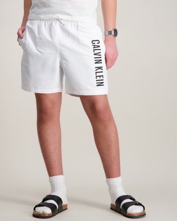 Calvin Klein MEDIUM DRAWSTRING Blanc Maillots de bain et peignoirs Garçon - Kids Brand Store