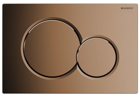 Geberit Sigma01 Spolplatta Mässing, Badrum