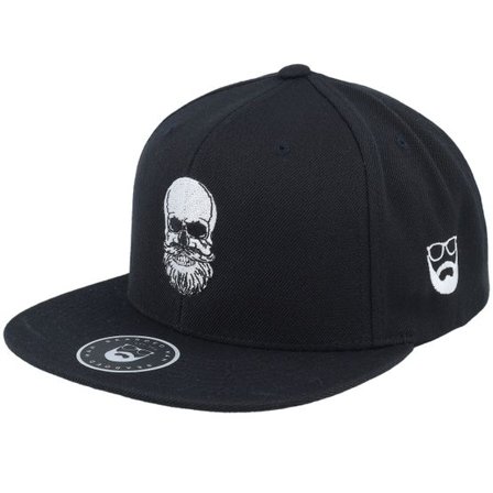Bearded Man - Svart snapback Keps - Bearded Skull Black Snapback @ Hatstore