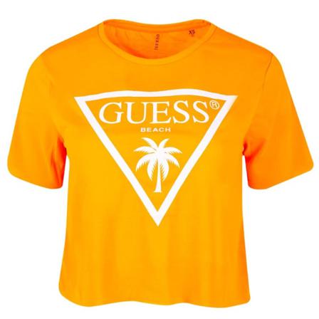 Shirts Guess E02i01kb9i0g3c2 Orange 163 - 167 Cm/s