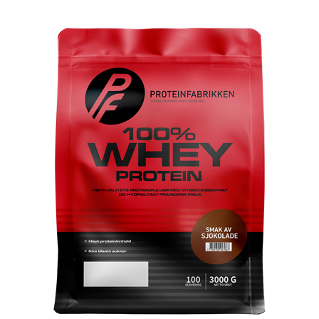 Proteinfabrikken 100 % Whey Protein 3000 g