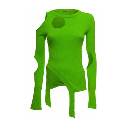 Andersson Bell Round-neck Strik Grøn, Dame Striktrøjer