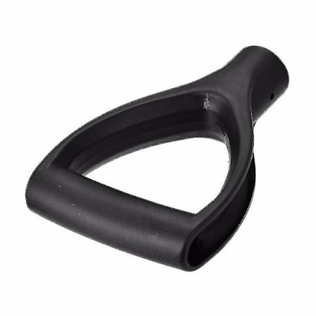1 set röd plastskovelhandtag ersättning D-handtag skovelhandtag för skovelgaffel spade svart 18,5