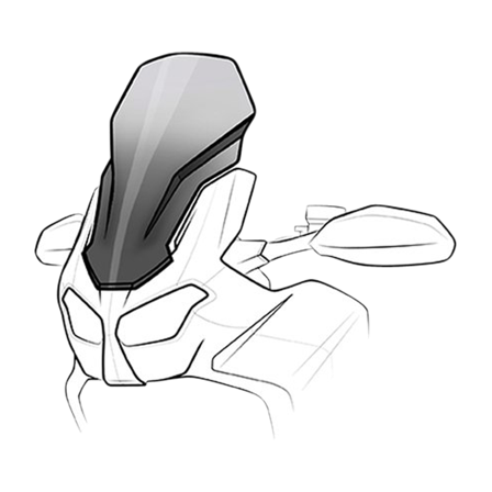 Bulle Puig Touring - Triumph Tiger 1200 XRx Low 2018-2019