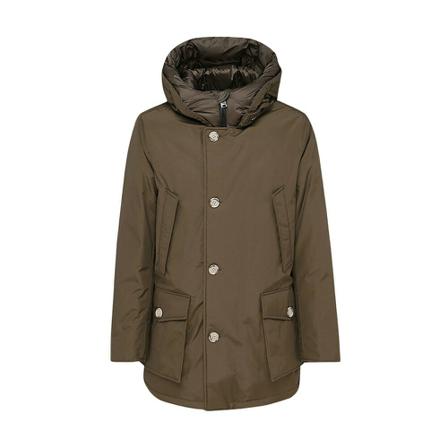 Woolrich, Groente Coat Groen, Heren, Maat:L