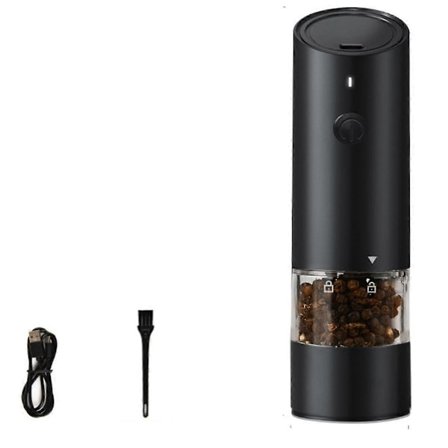 USB Oppladbar Pepperkvern, Elektrisk Pepperkvern, Grill Havsalt Husholdningskvern