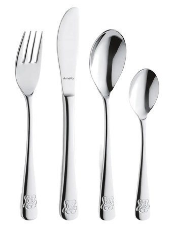 Amefa | Children Cutlery Set Teddy 4-Psc | ONE SIZE