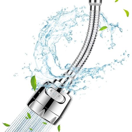 Rörlig Kökskran Aerator Sänka Kran 360 Svingbar Kran Spraymunstycke