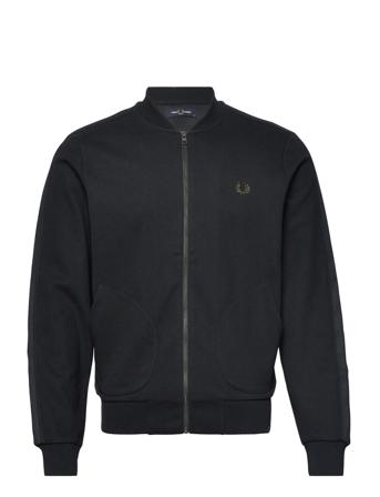 Knitted Taped Trk Jkt Black Fred Perry