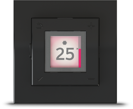 Nobø NTB 2R Termostat matt sort