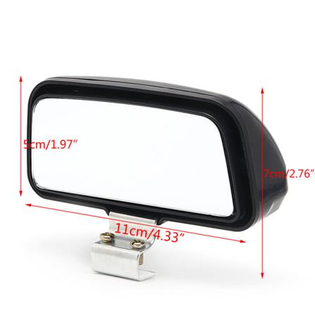 1 stk bil lastebil universal justerbart vidvinkelspeil bakside blindsone 11x7cm