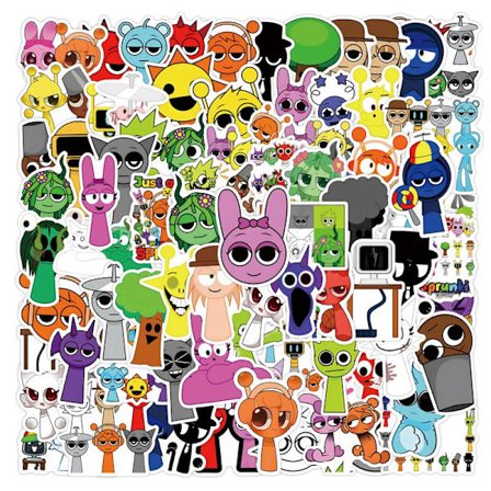 110 Klistermærker til Børn, Vandtætte Aftagelige Klistermærker til Drenge og Piger i Vandflasker Laptops Telefoner Guitar