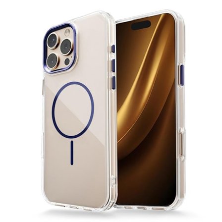 iPhone 14 Pro Mobilskal MagSafe Clear Thin - Blå