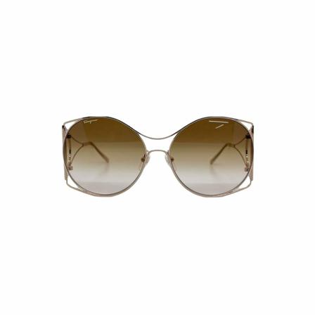 Salvatore Ferragamo Solbriller Brun, Dame Solbriller, Størrelse: ONE Size