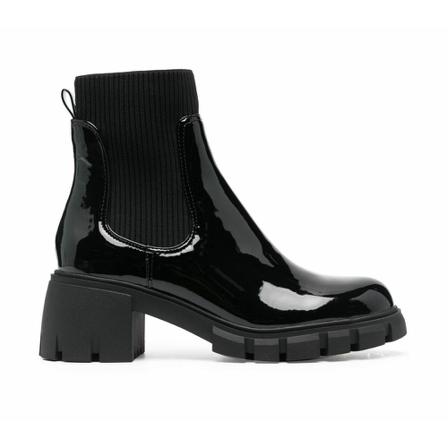 Steve Madden Heeled Laarzen , Zwart , Dames , Maat: 38 1/2 EU Enkellaarsjes