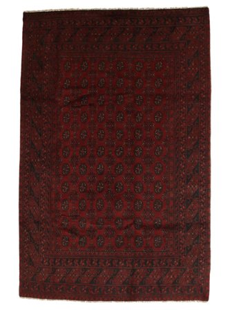 Afghan Fine Rug 196X283 Black Wool, Afghanistan