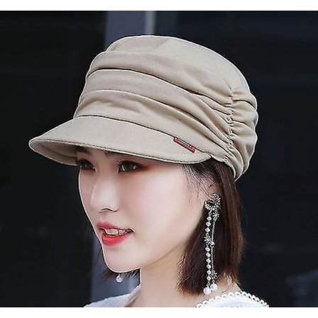 Modehatt med brätte och visir för damer, bäst för dagligt bruk