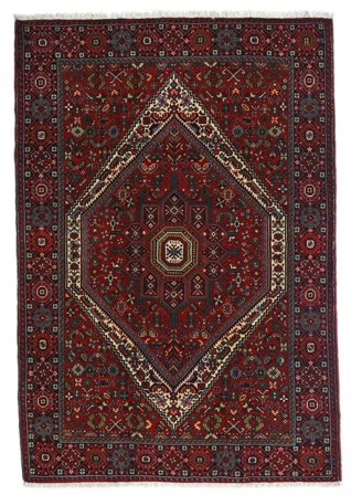Oriental Gholtogh Rug 103X150 Dark Red/Dark Grey Wool