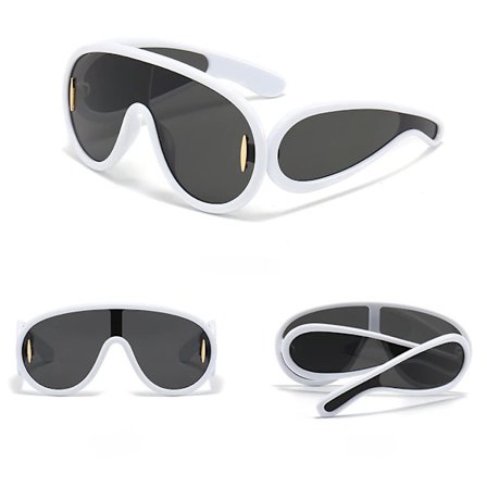 Punk Hip Hop Sunglasses Men Women Futuristic Shades Cool Glasses