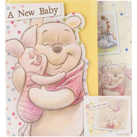 Nalle Puh Nyfödd Bebis Kort One Size Flerfärgad