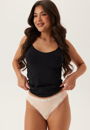 DORINA - Essential Microfibre Thong 5-pack - 5X0039-BLACK/BLACK/BEIGE/BEIGE/WHITE - Kläder - - Bubbleroom