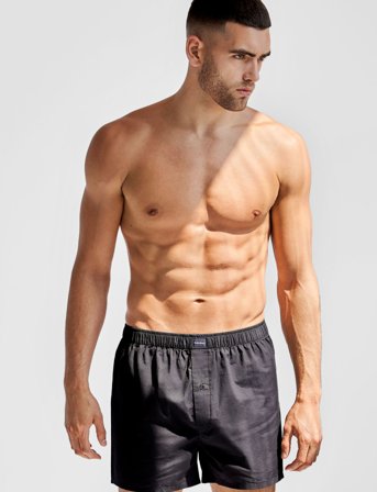 Bread & Boxers 2-Pack Boxer Shorts - Black - XL