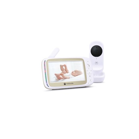 Babyalarm med 5" Wi-Fi-videodisplay, tovejssamtale