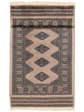 Medaille Klein Pakistan Bokhara 3Ply Vloerkleed 80X126 Wol