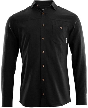 Aclima LeisureWool Woven Woolshirt Man Jet Black