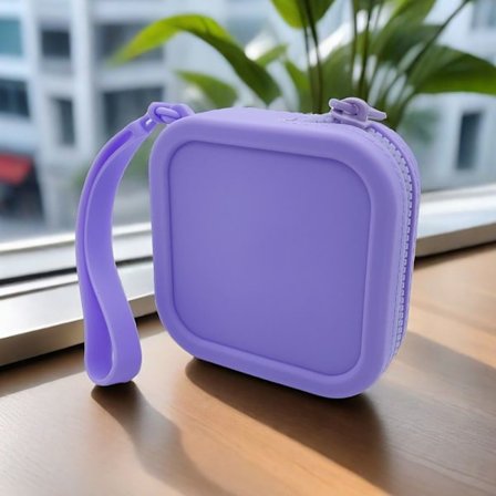 Vattentät plånbok Myntväska Mini Zipper Silikon Organizer Travel Pouch Hörlursväska