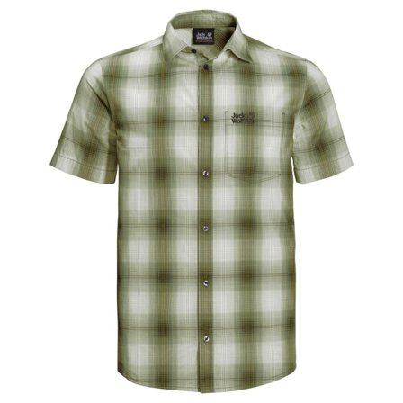 Jack Wolfskin Men's Hot Chili Shirt Men short-sleeved shirts Green S