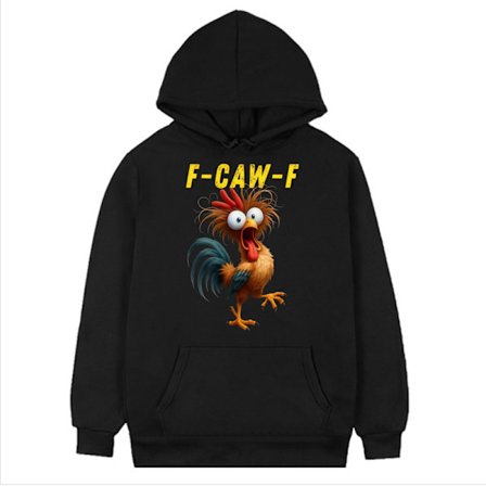F-CAW-F Tema Morsom Casual Hettegenser Unisex Langermet Genser