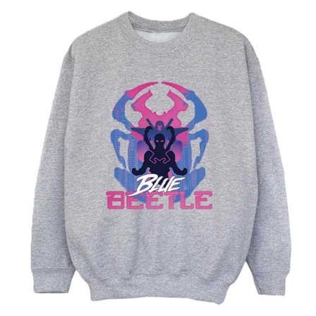 Blue Beetle Pojktröja 7-8 År Sportgrå