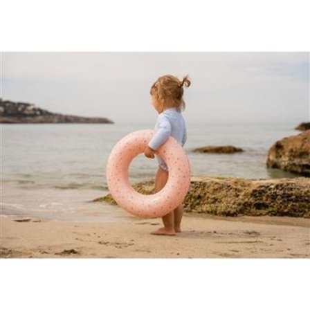 Badering Rosa Blomster - Little Dutch