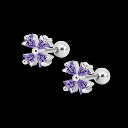 Tragus Piercing Örhänge Klöver