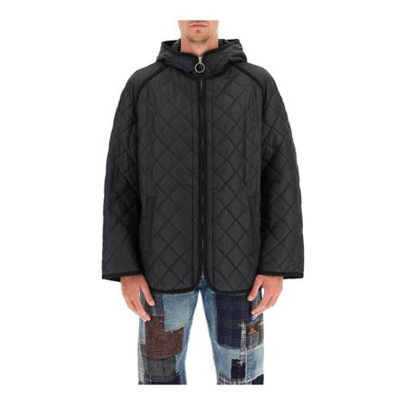 Junya Watanabe hooded quilted Jakke Sort, Herre, Størrelse: M