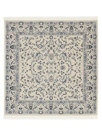 Nain Florentine Crème Wit/Beige Vierkant Vloerkleed Klein Oeko-Tex