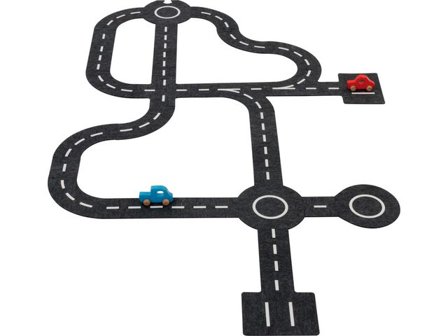 Vägbana stor bilbana 30 delar - Lyreco - Skola och förskola - Lekmaterial - Förskolelek