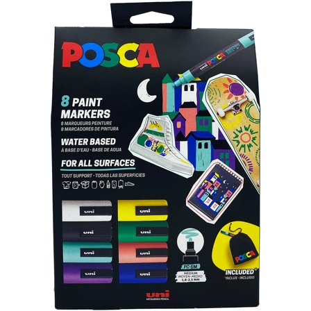 Posca Pouch PC-5M Limited Edition 8-set