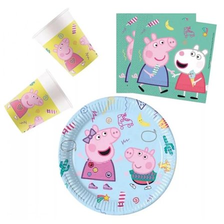 Kalaspaket Greta Gris 36 delar 8-personer