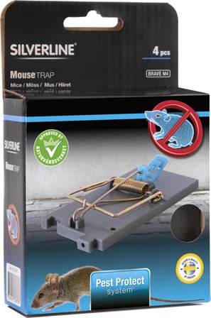 Silverline Brave Musfälla 4-pack, Djur & skötsel