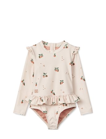 Liewood Sille Printed Swimsuit - Beige - 98