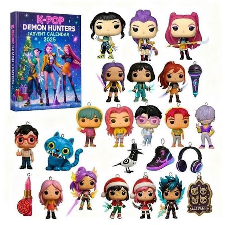 Unik julegaveæske kalender til piger Unikke samleobjekter Julegaver til fans[HK]